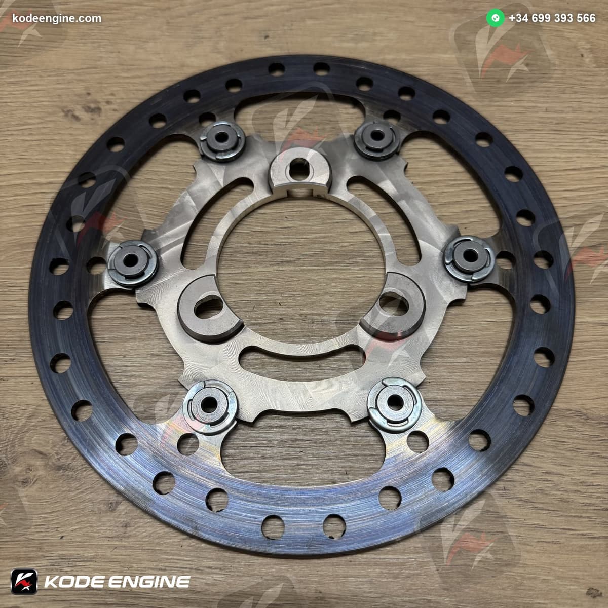 NG Rear Brake Discs – Grey Finish (Moto2 Spec) 3