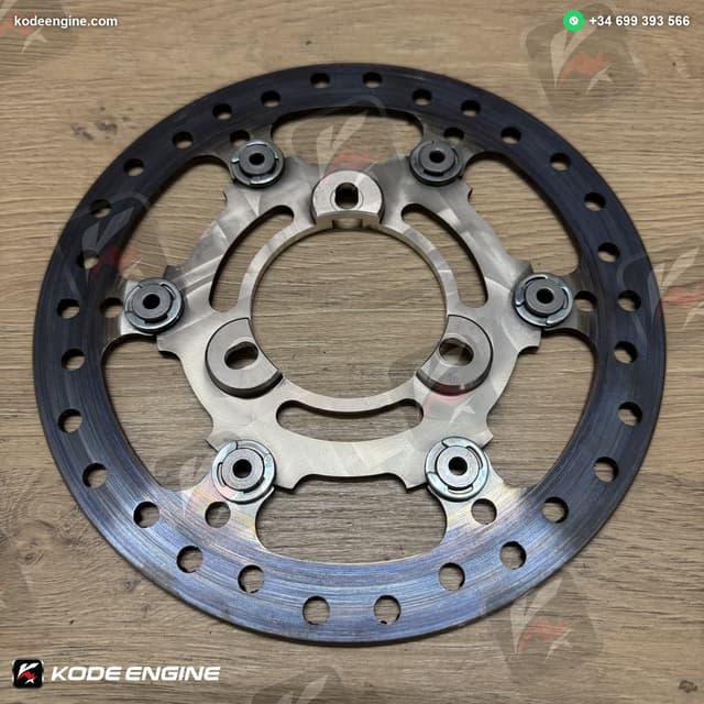 NG Rear Brake Discs – Grey Finish (Moto2 Spec) image 3
