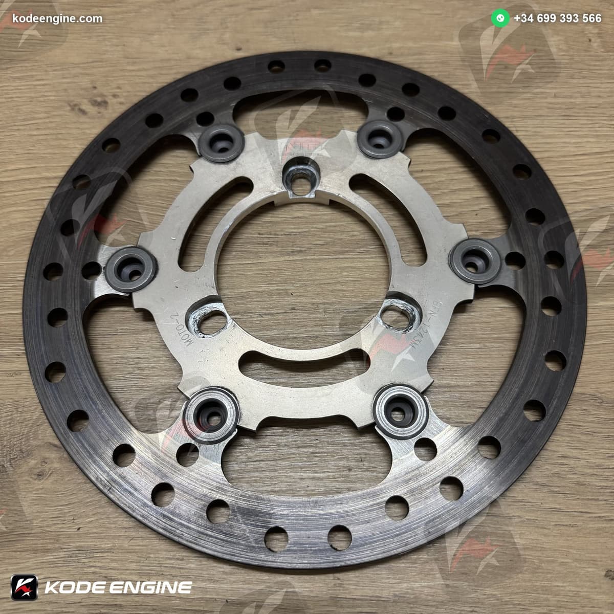 NG Rear Brake Discs – Grey Finish (Moto2 Spec) 4