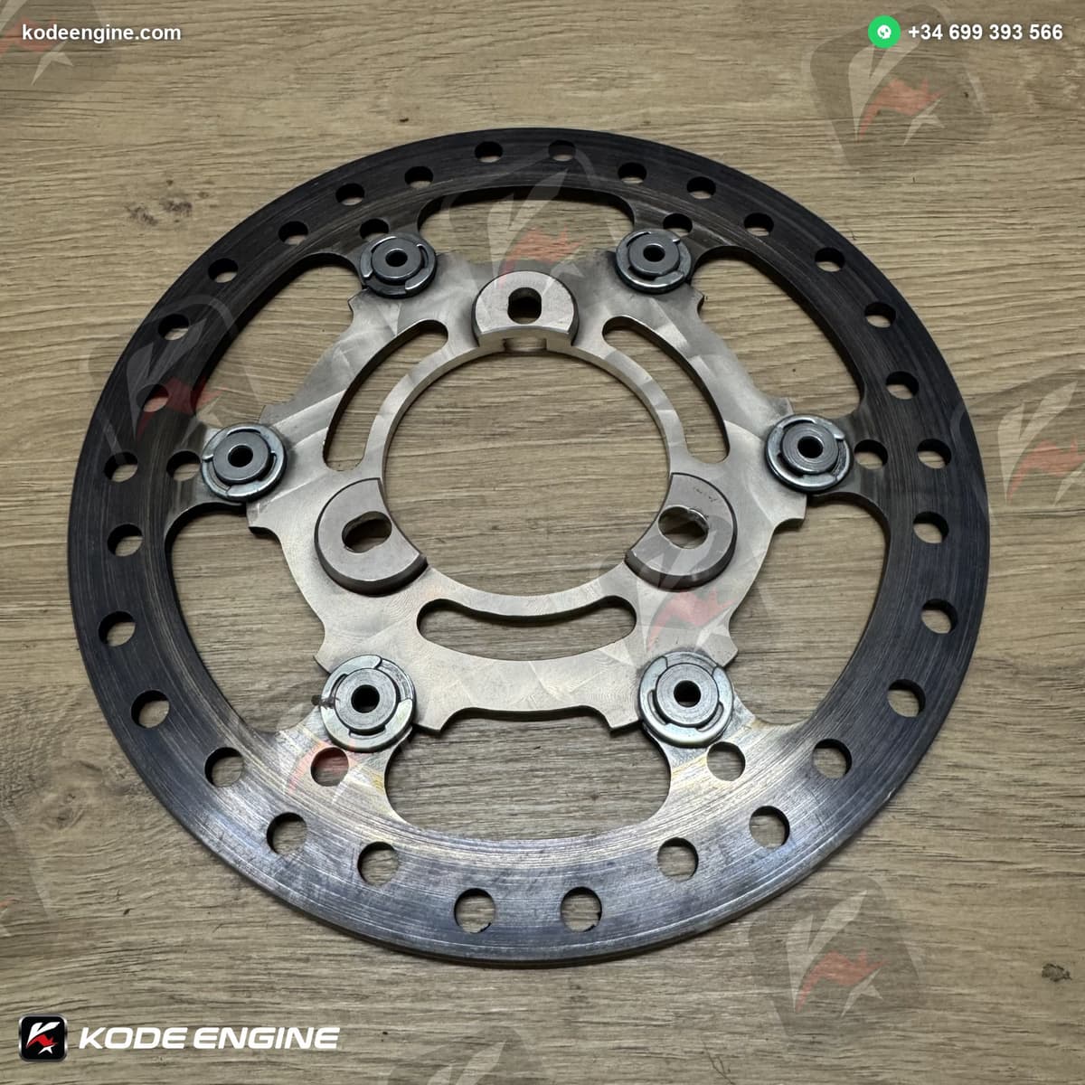NG Rear Brake Discs – Grey Finish (Moto2 Spec) 6