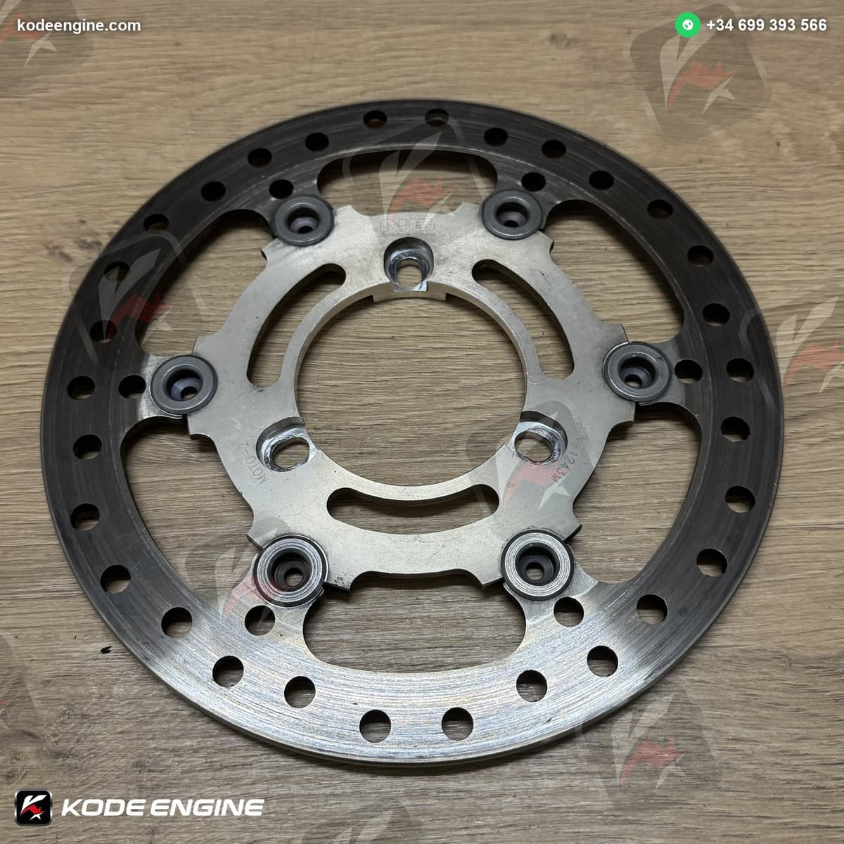NG Rear Brake Discs – Grey Finish (Moto2 Spec) 7
