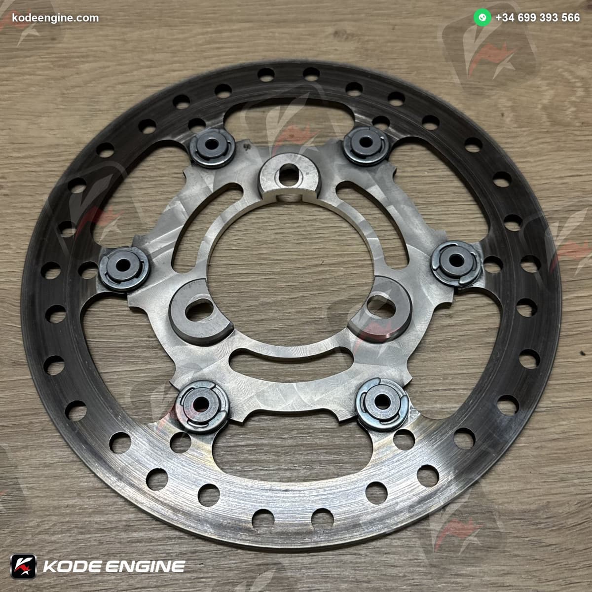 NG Rear Brake Discs – Grey Finish (Moto2 Spec) 8