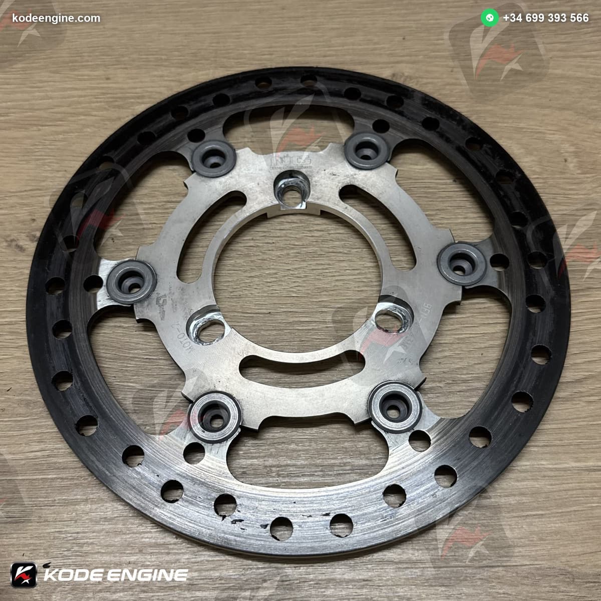 NG Rear Brake Discs – Grey Finish (Moto2 Spec) 9