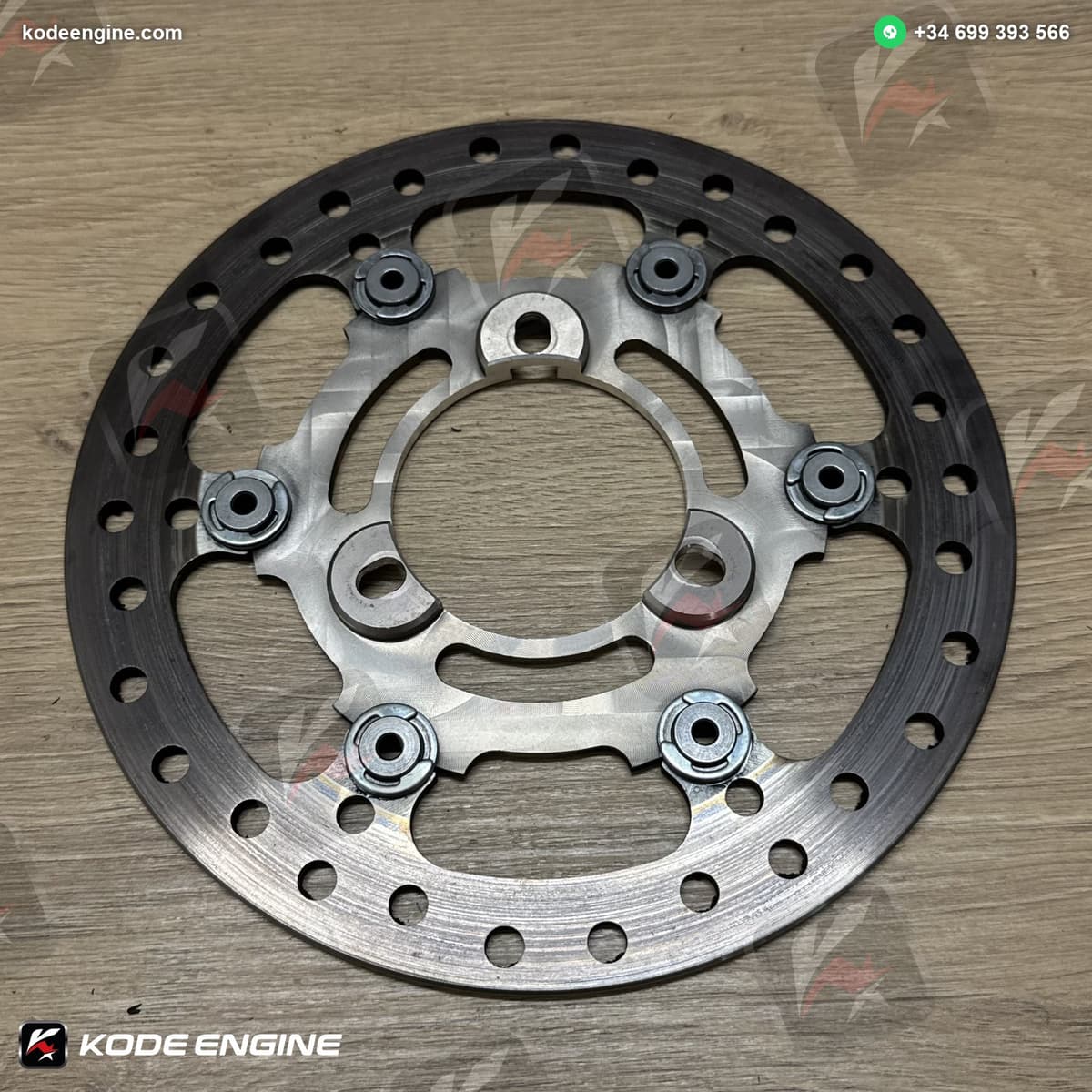 NG Rear Brake Discs – Grey Finish (Moto2 Spec) 10