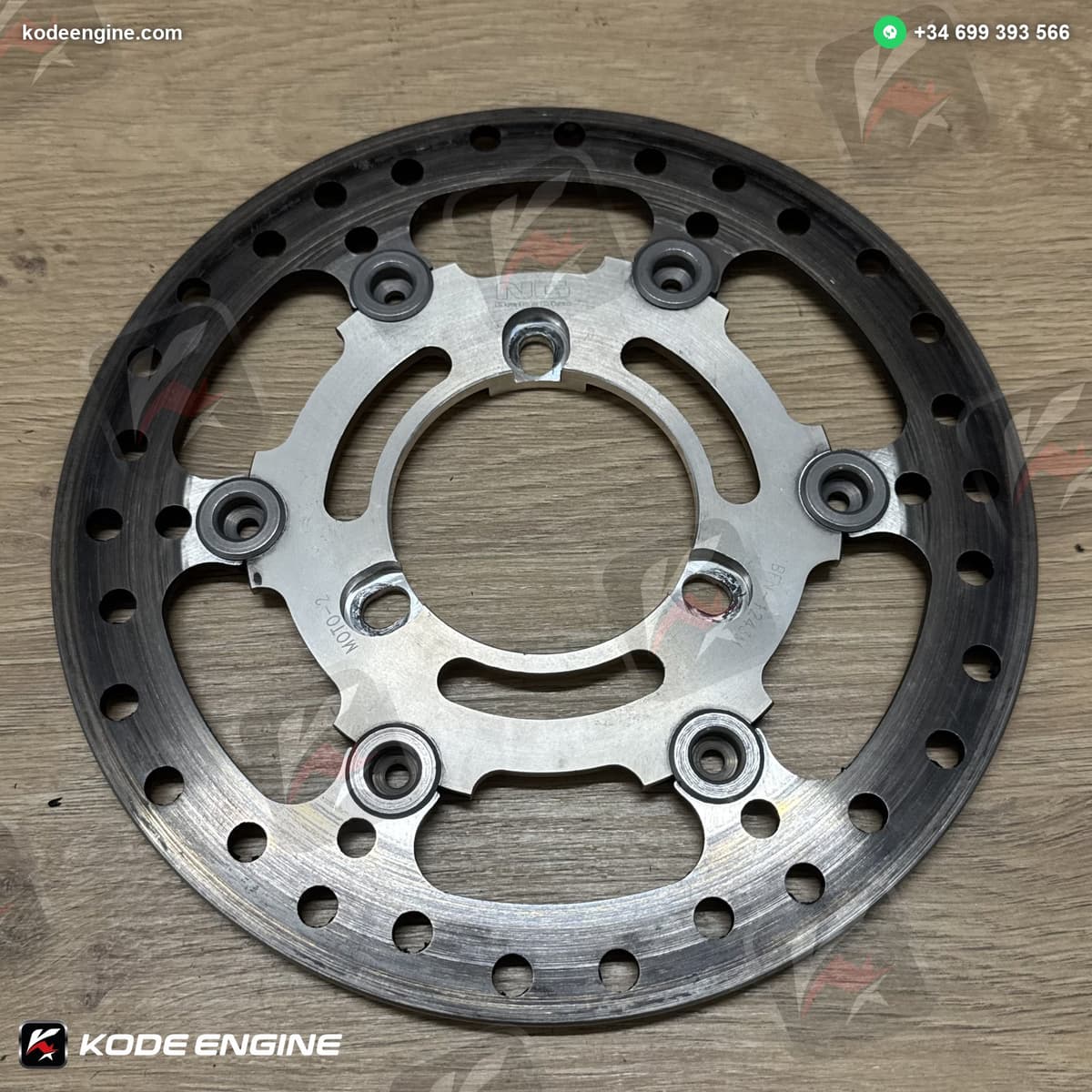 NG Rear Brake Discs – Grey Finish (Moto2 Spec) 11