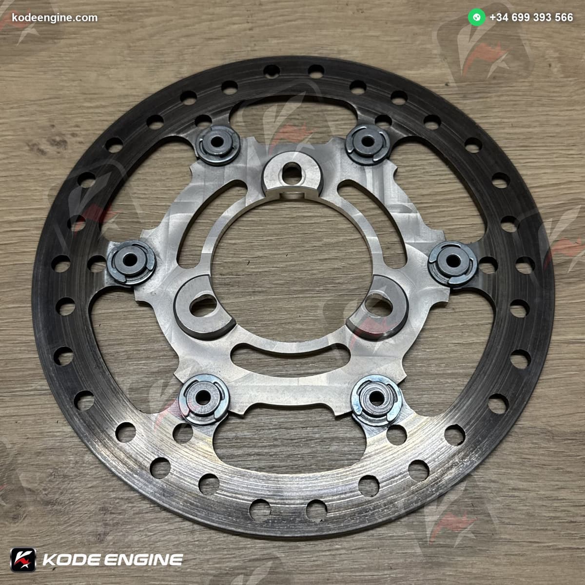NG Rear Brake Discs – Grey Finish (Moto2 Spec) 12