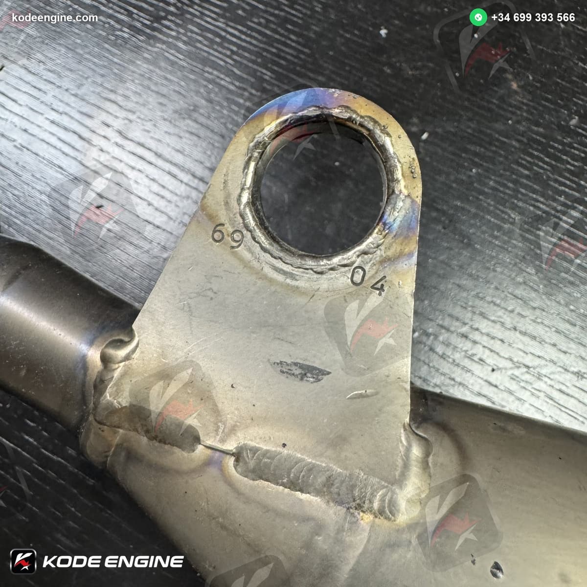 Aprilia RSW 125 GP Titanium Exhaust – OEM (69/04) 2