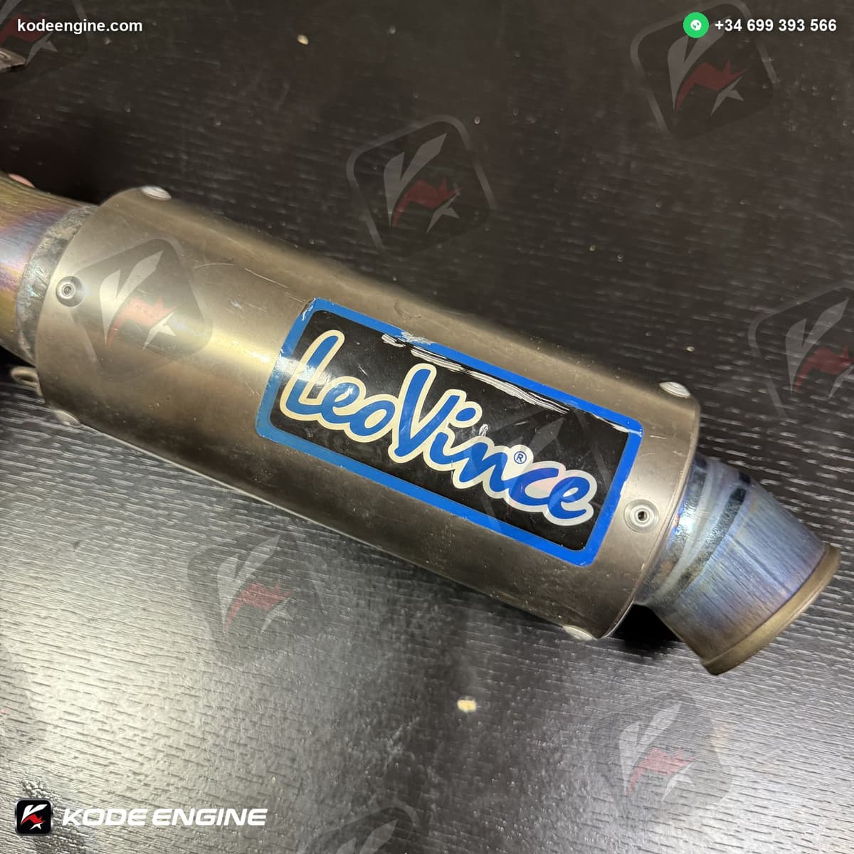 LeoVince Exhaust – Moto2 Honda – Left Exit (Good Condition) 2