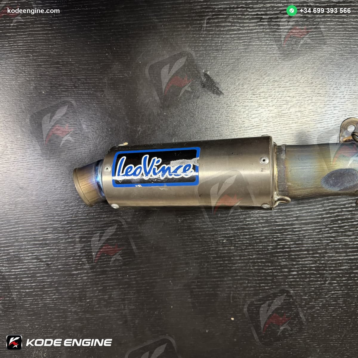 LeoVince Exhaust – Moto2 Honda – Left Exit (Good Condition) 7
