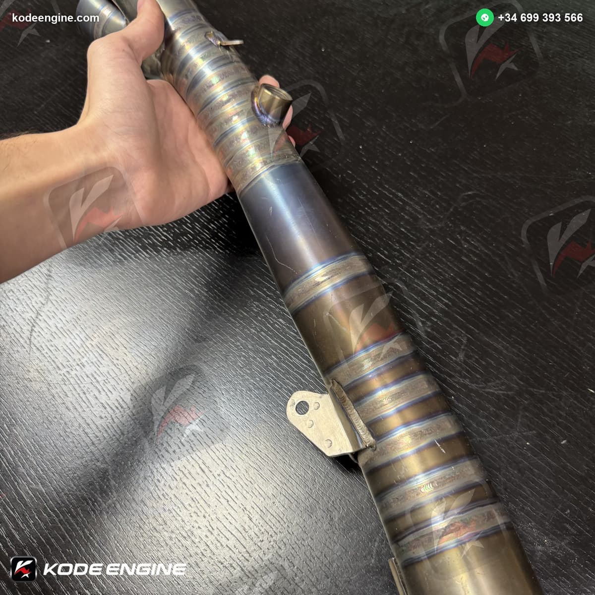 AHM Exhaust – Moto2 Honda – Left Exit 4