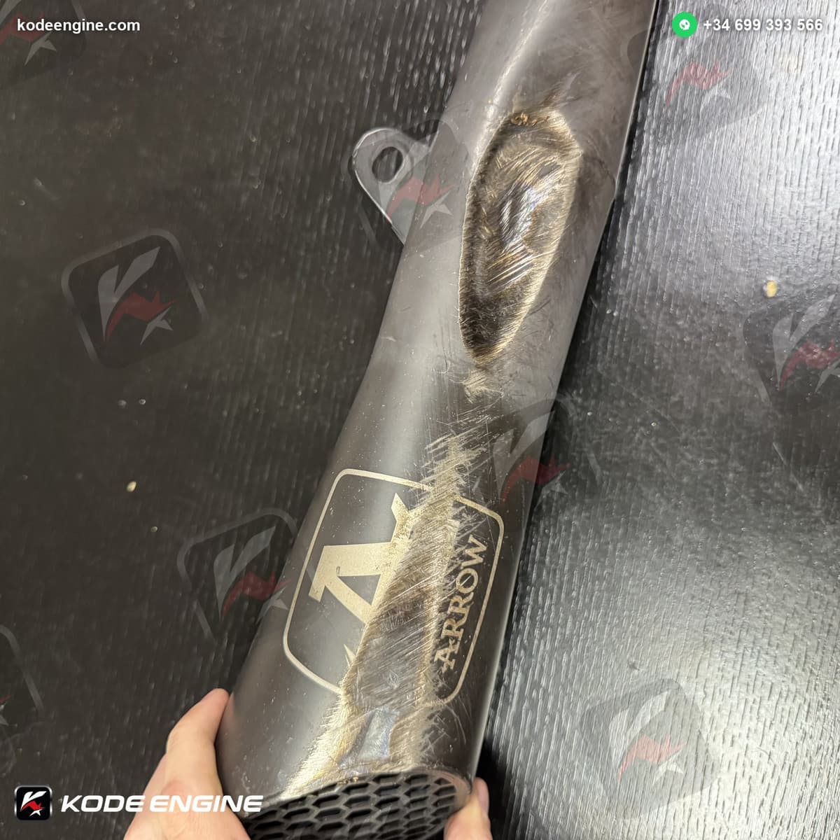 Arrow Exhaust Can – Moto2 – Right Exit (Very Used) 4
