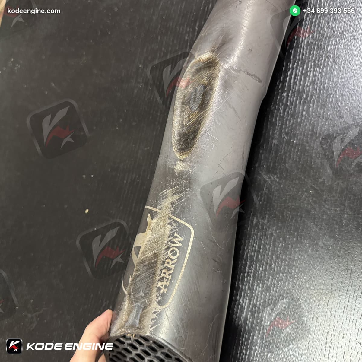 Arrow Exhaust Can – Moto2 – Right Exit (Very Used) 6