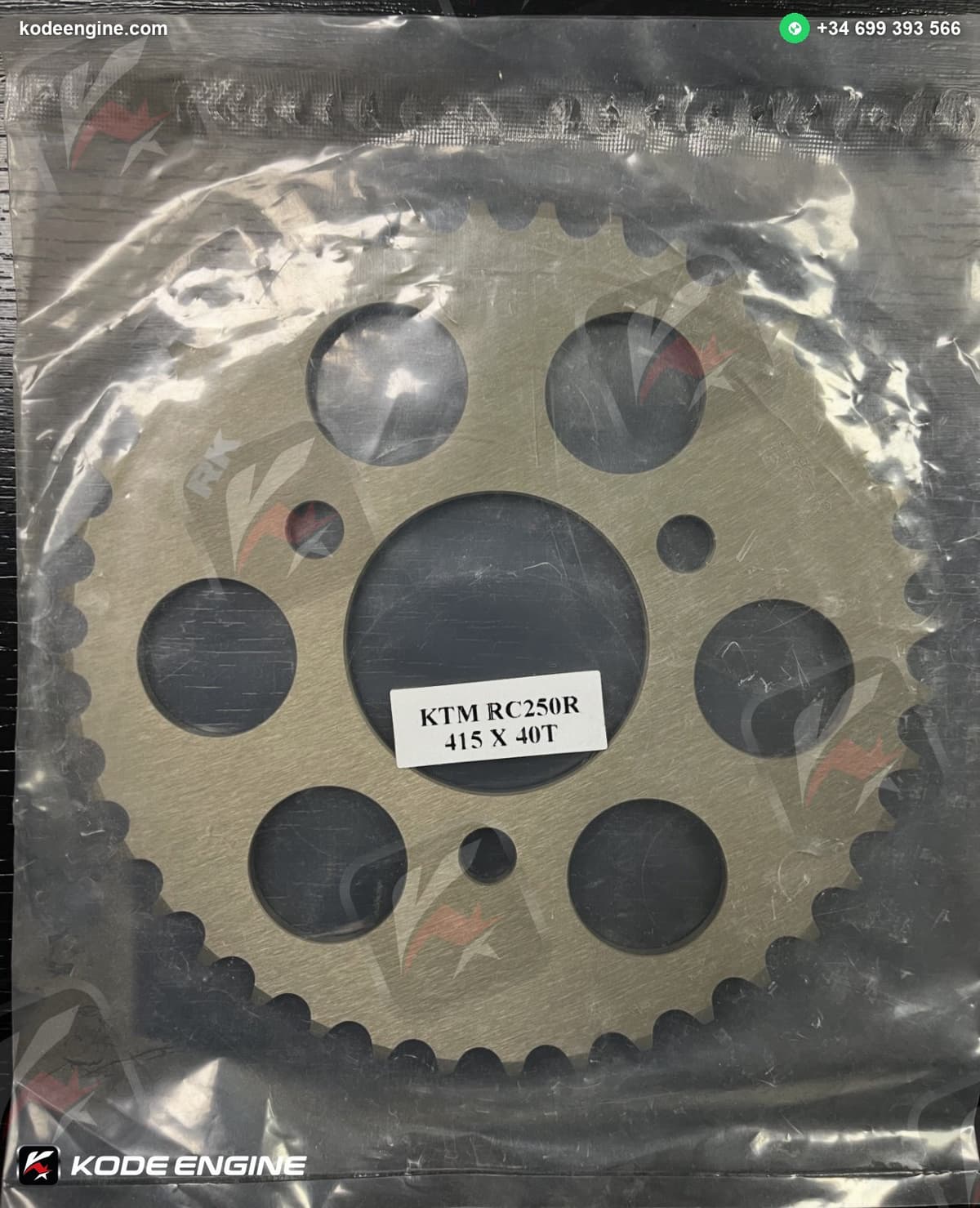 Rear Sprockets KTM RC250R – 415 Pitch (NEW) 9