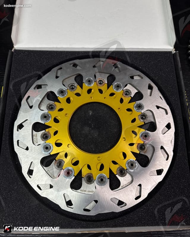 NG Moto2 brake disc - 320mm with 0.5mm offset (Used condition) image 1