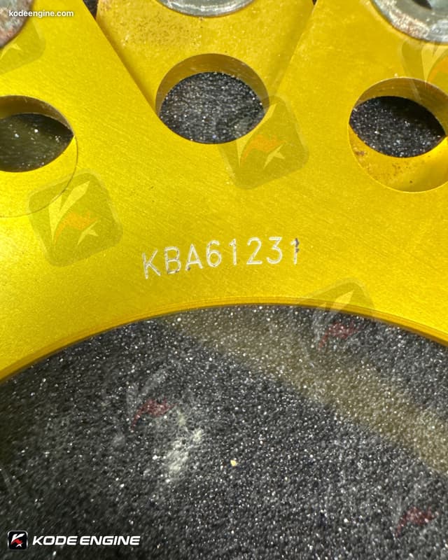 NG Moto2 brake disc - 320mm with 0.5mm offset (Used condition) image 3