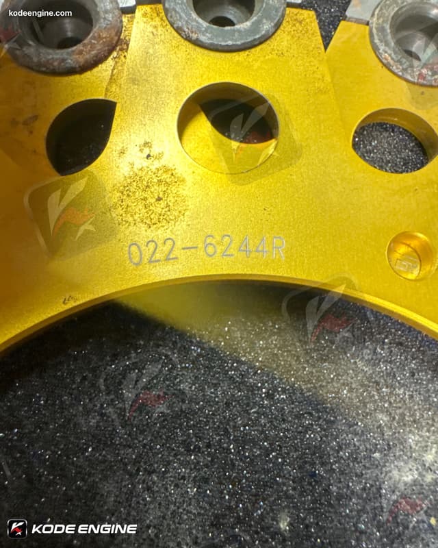 NG Moto2 brake disc - 320mm with 0.5mm offset (Used condition) image 4