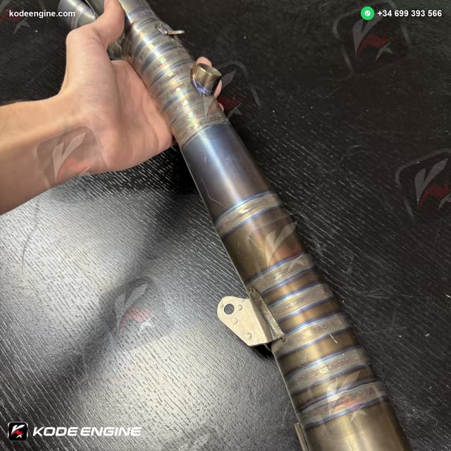 AHM Exhaust – Moto2 Honda – Left Exit image 4